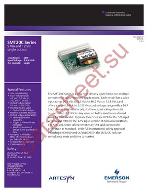 SMT20C-12SADJJ datasheet  